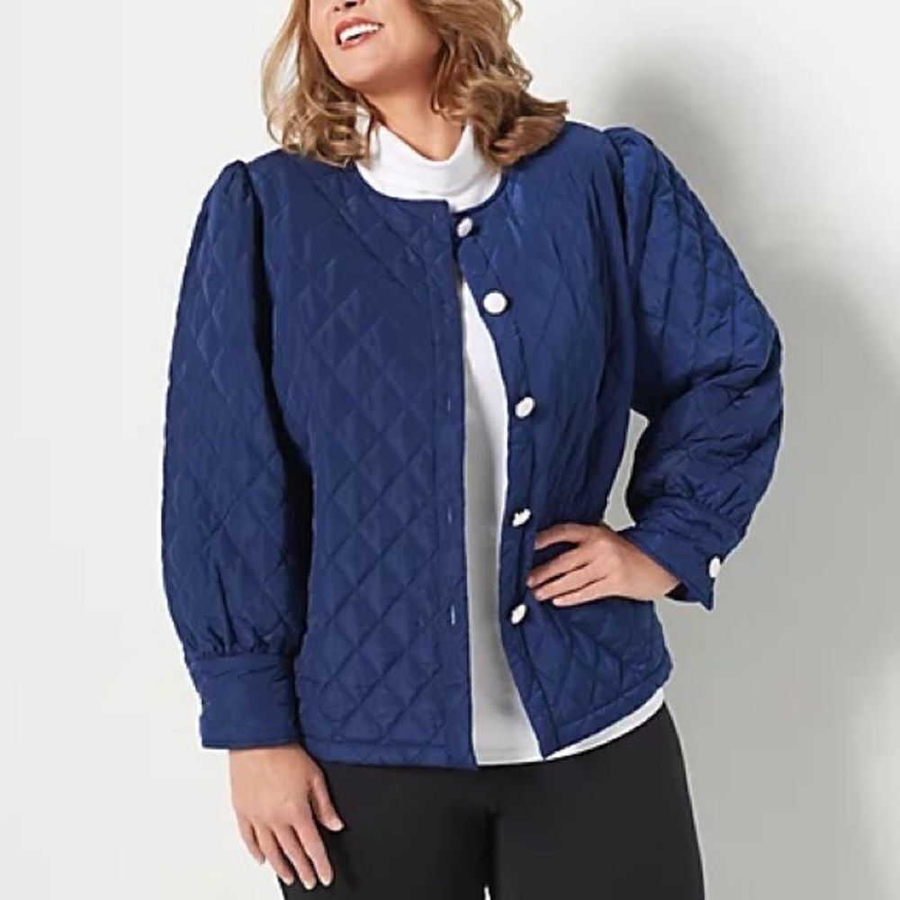 Girl With Curves Quilted Jacket